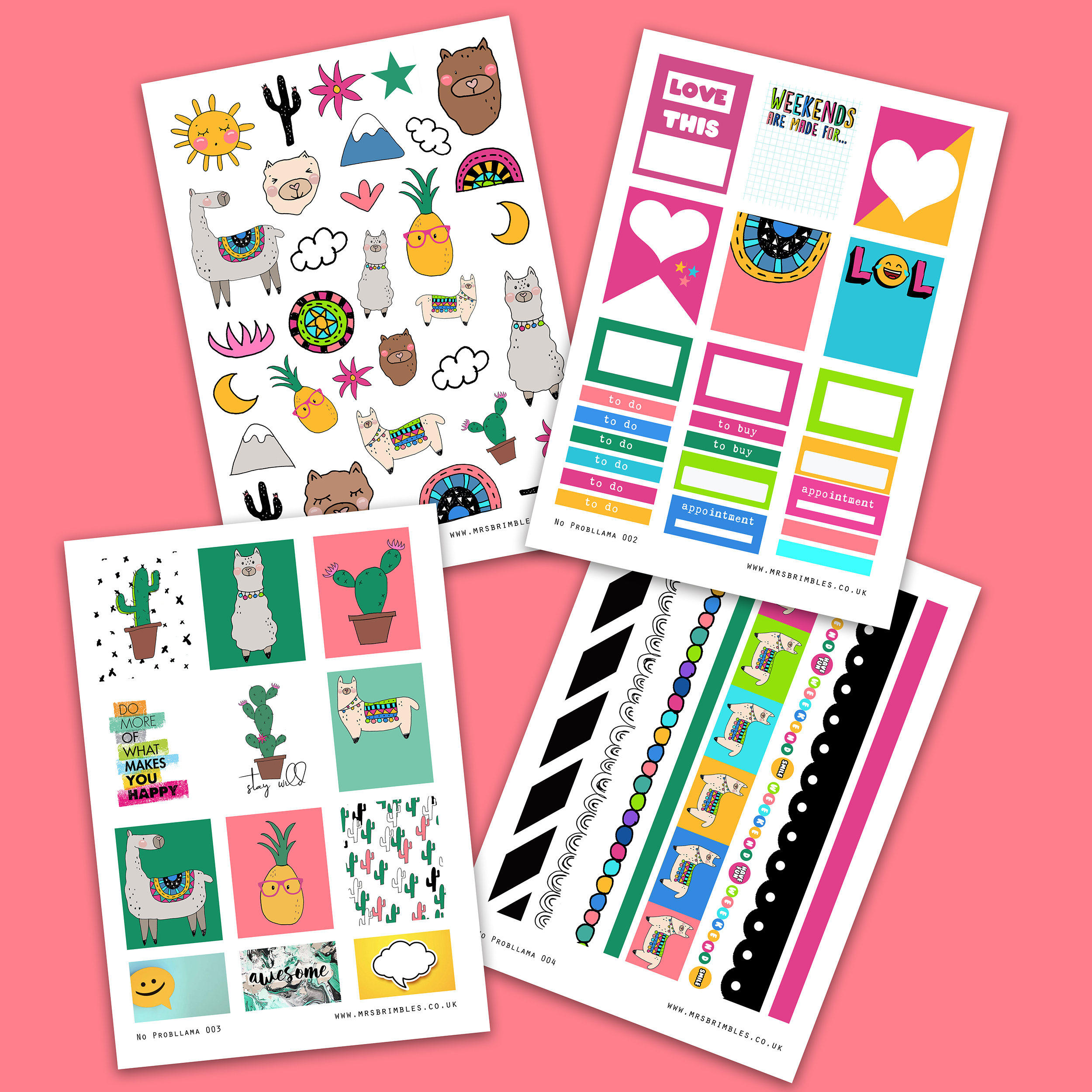 Cancelled/Crossed Out (DF004)  stickers for planners and journals – Shop  with Anaïs